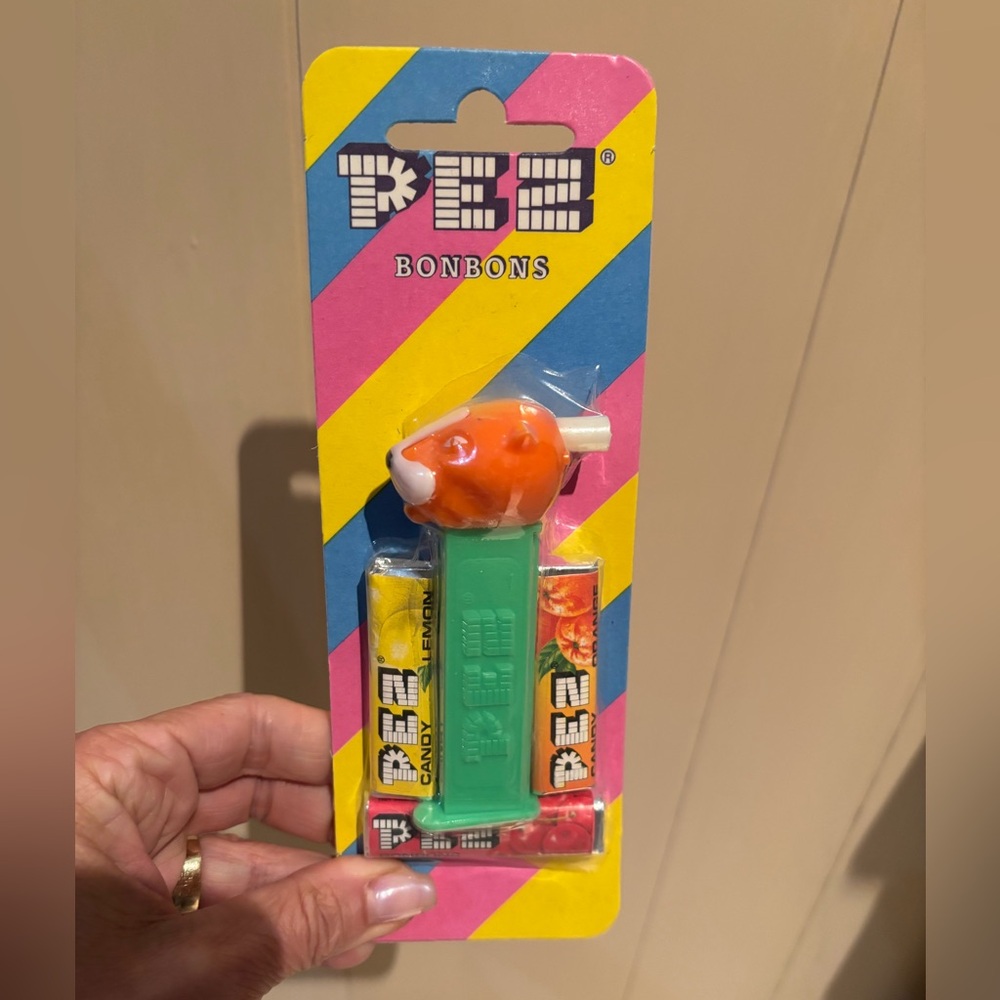Pez Dispenser Bonbons Tiger Whistle 1990 Merry Music Makers NEW On Card